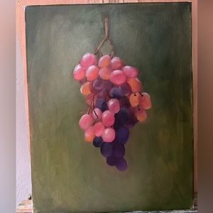 Original Oil Art - Grape Sketch